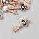 Decor for creativity Plastic for metal "Key bright middle" mix set 10 pcs 2.3x0.9 cm 781244