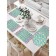 A set of napkins for setting the Tsvetno Ornament table, rectangular, size 32x46 cm, 4 pcs