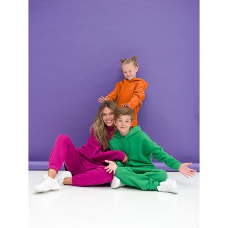 Children's sweatshirt, height 110 cm, orange color-2