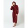 Male robe with a hood, size 54, burgundy color