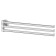 Truste -roller towels of triple 37 cm, chrome, fbs