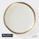 Porcelain dining porcelain Magistro poursephona, d = 27 cm, beige color