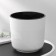 Kashpo for flowers with an insert "Linel", 4.5 l, d = 19 cm, h = 19 cm, white color