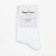 Women's socks, white color, size 23-25