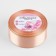 A satin ribbon "Golden threads", 40 mm × 23 ± 1 m, color pink gold No. 107