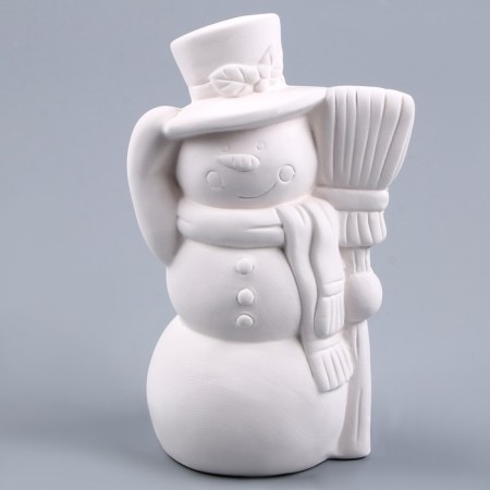 Figure for painting "Snowman with a broom", brush-2