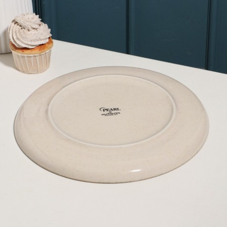 Plate "Pearl", d = 27 cm, beige, porcelain-2