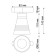 Sobit track lamp, 9W GU10, 1-F, white color