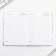 Diary A5, 160 l. Solid cover "White Marble"