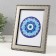 Photo frame plastic 13x18 cm "Tanzania" silver 21.7x16.7x1.2 cm