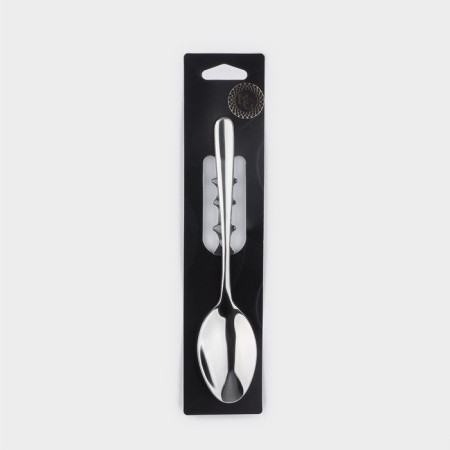 Spoon teaspoon Magistro "Gentry", length 16 cm, silver color-2