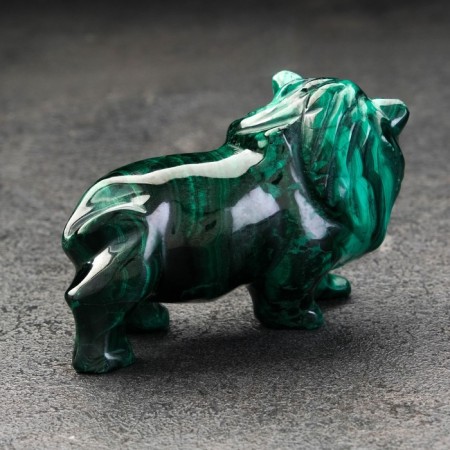 Souvenir "Leo middle", natural malachite-4