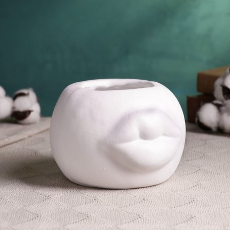 Summary "Bay" White, 16x17x10cm