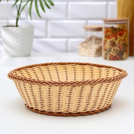 Basket for fruits and bread of the milking “milk chocolate”, D = 27 cm-1