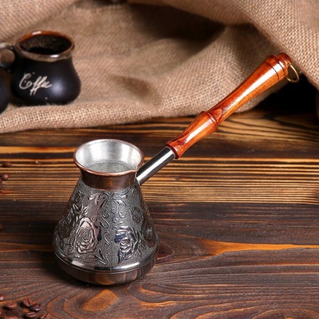 Turk for coffee copper "rose", 0.4 liters