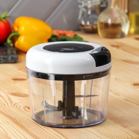 Blender - vegetable mechanical Magistro Vegan Pro, 2 nozzles, white color-1
