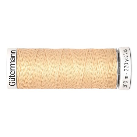 SEW-HALL thread for all materials, 200 m, 748277 (006 cream-beige)