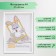Photo frame plastic 21x30 cm 4 series, white