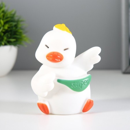 Nightlight "Dancer duck" LED 1W 3x LR44 white 5x8x11cm Risalux