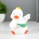 Nightlight "Dancer duck" LED 1W 3x LR44 white 5x8x11cm Risalux