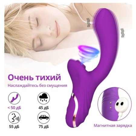 Joyhyper vibrator, with vacuum-wave stimulation of the clit G, purple-3
