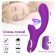 Joyhyper vibrator, with vacuum-wave stimulation of the clit G, purple