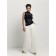 Pants wide female Conte Elegant, size L, Ecru color