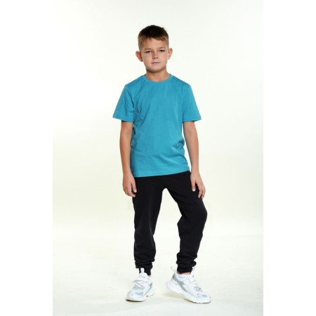 Children's T -shirt, height 110 cm, turquoise color