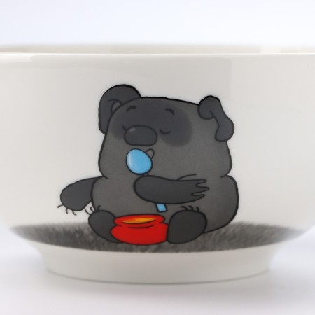 Porcelain salad "Winnie the fluff", 610 ml, d = 14 cm-5