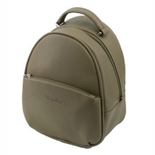 Women's backpack (B2834-02140) genuine leather, green, 1x240x23 cm