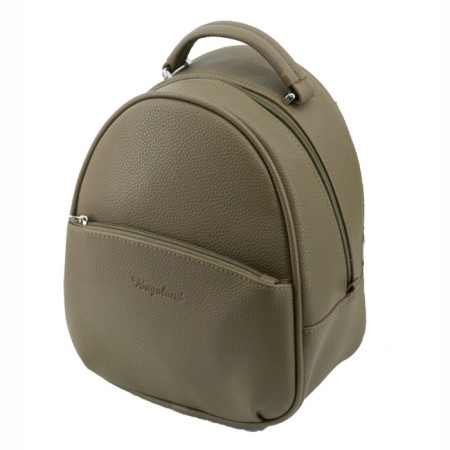 Women's backpack (B2834-02140) genuine leather, green, 1x240x23 cm