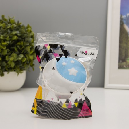 Nightlight "Month with the Gresting" 1W LED light sensor 8.5x8.5x7cm-3