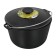 Kazan cast -iron boyscout, with a lid and an arc, 10 liters
