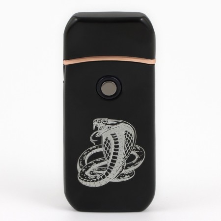 Electronic New Year's lighter "Cobra", for the New Year, Black, 7.2 x 3.2 cm-2