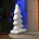 LED figure "Christmas tree" 20 × 25 × 12 cm, phlock, batteries CR2032x2 (not in the kit), glow warm white
