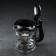 Glass teapot "Cessel", 1.2 l, with metal sieve, black color