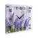Watch wall, interior "purple flowers", silent, 25 x 35 cm