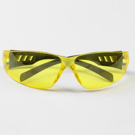 Glasses protective "source" open type classic (transparent yellow) with a black arc