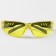 Glasses protective "source" open type classic (transparent yellow) with a black arc