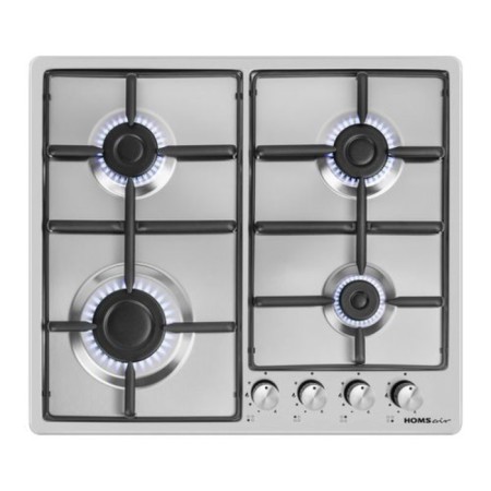 Honel Homsar HGS643S, gas, 4 burners, gray
