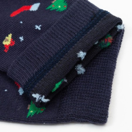 Women's socks, blue color, size 23-25-3