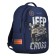 Youth backpack, 42 ​​x 31 x 14 cm, ergonomic back, Bruno VisConti 12-008, + Jeep Cross Penal