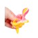 Silicone teether for teeth with a rattle of “turtle”, pink color, crumb I