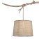 Suspended chandelier Mantra Sabina, E27, 2x20W, 1120x300x520 mm, color decorated tree