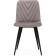 STULL OF A METALLARCASA RALF Metal/Velor, Black/Latte 44x53x83 cm