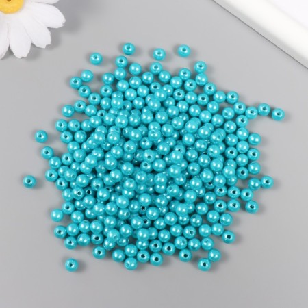 Set of beads "Pearls" D 6 mm, 250 grams, turquoise