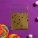 BOPP package with sticky tape, "stars", 7*7+3cm