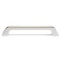 Handle-slop, m/o 128 mm, white color, with a golden insert