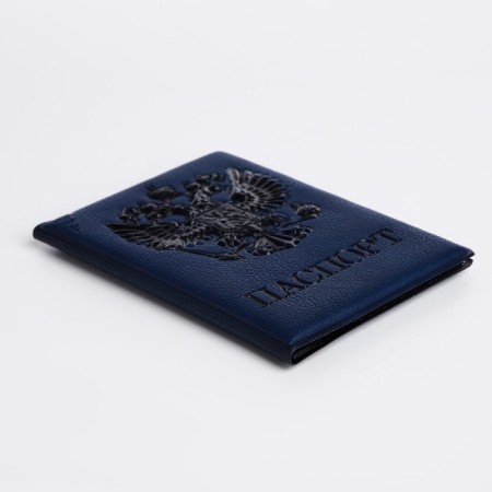 Cover for passport, blue color-2