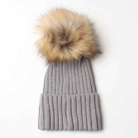 Children's hat minku rr 52-54, gray color-6